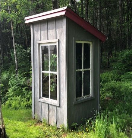 Well hand pump house